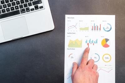 ERP analytics - sheet with graphs